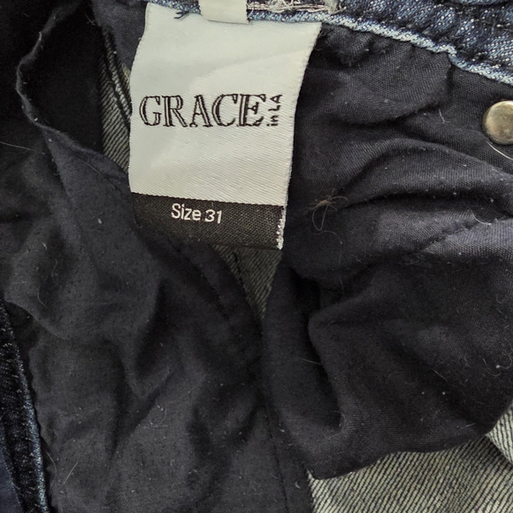 Grace in LA Light Blue Skinny Jeans
